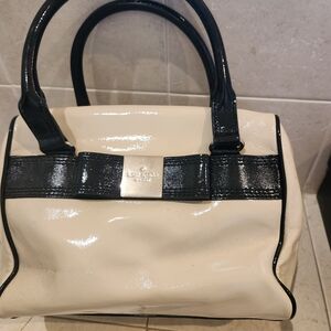 Kate Spade Black and Cream Women's Bag